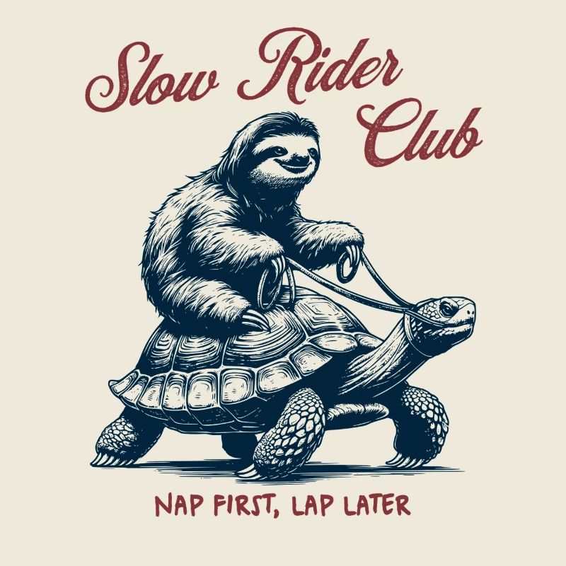 Slow Rider Club - Sloth &amp; Turtle