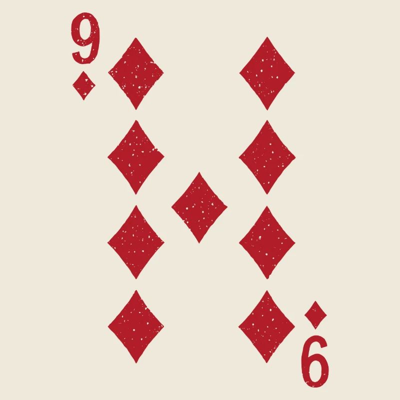 9 Diamonds Cards Double Head Rummy