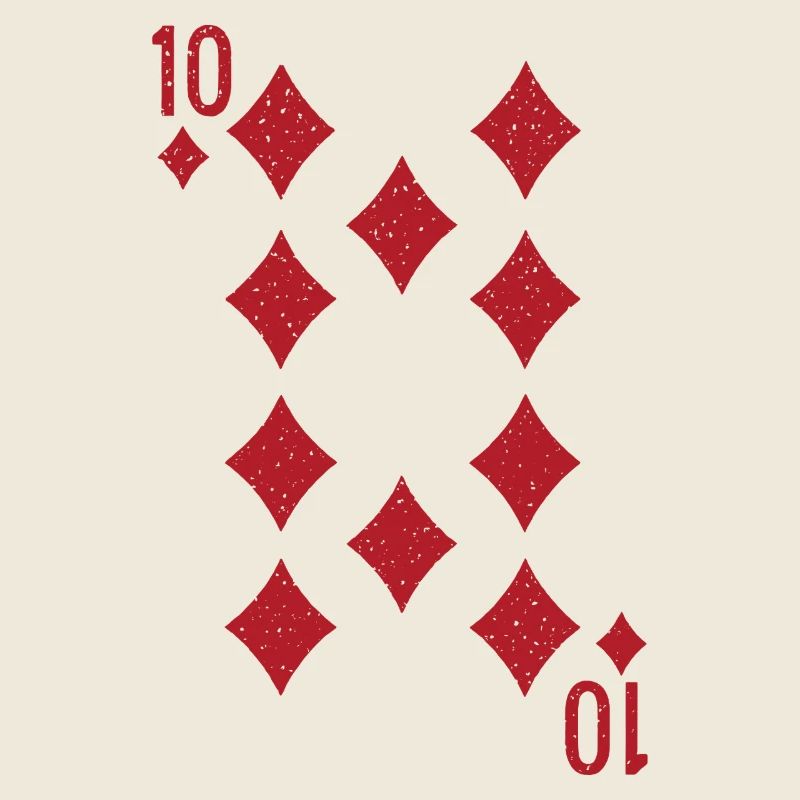 Ten Diamonds Rummy Double Head