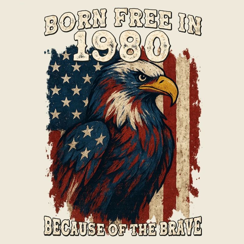 Né libre en 1980 - Millésime 45 ans de rouge,