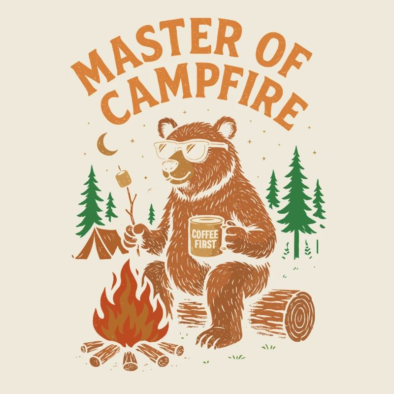 Maître du feu de camp