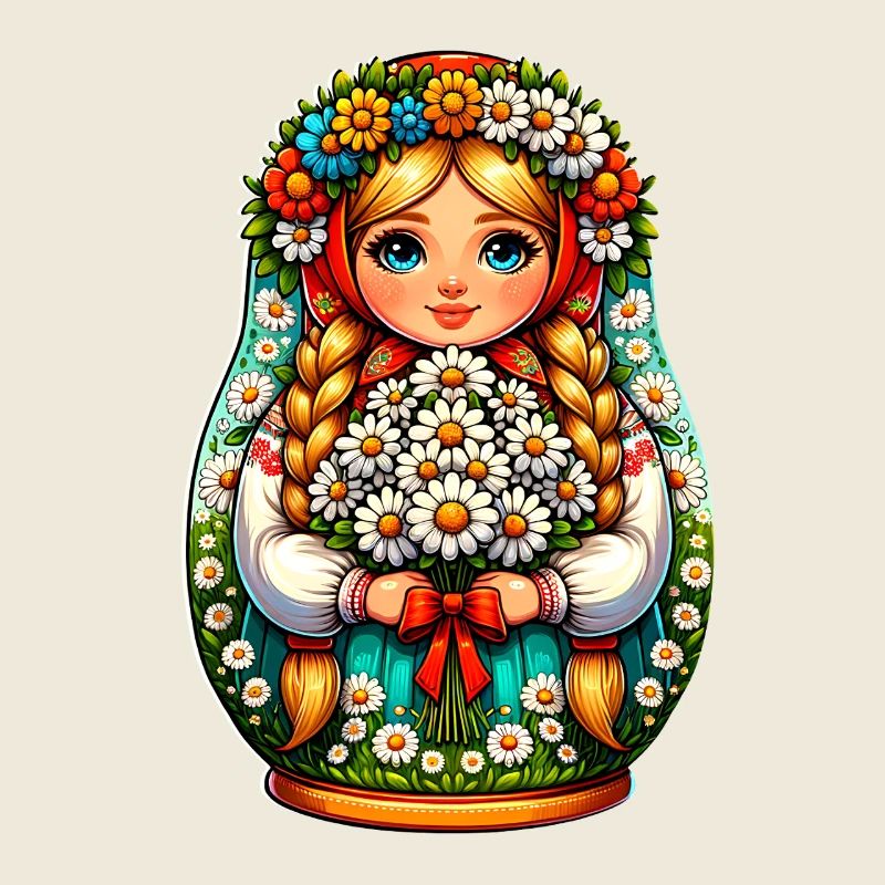 Matryoshka in Russian Matryoshka Doll Russian