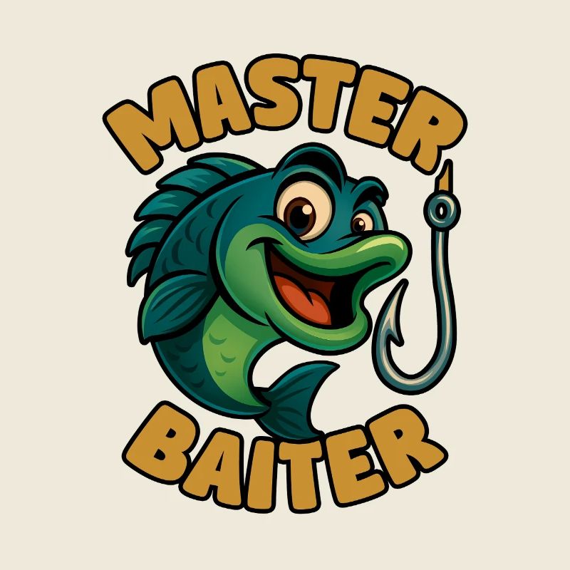 Master Baiter – jeu de mots amusant sur la pêche