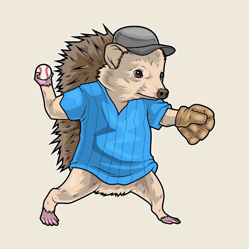 Hérisson Baseball Gant de Baseball