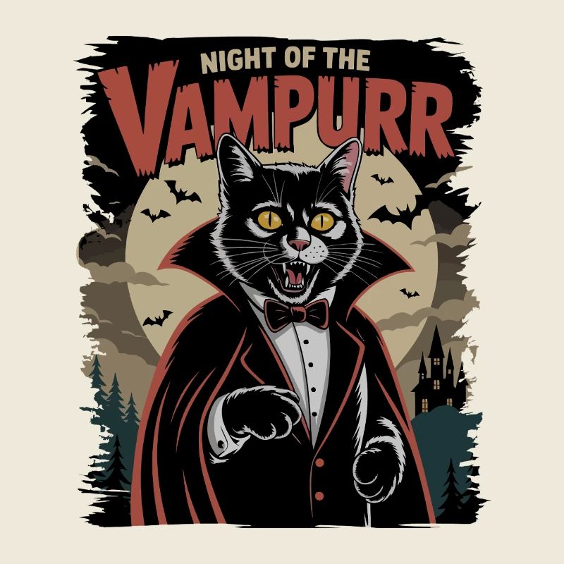 Cat as Vampire Night of the Vampire