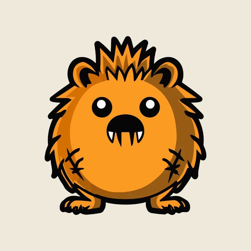 Igel Halloween Comic Lustig