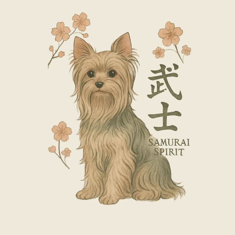 Chien  Yorkshire Terrier - Samurai Spirit