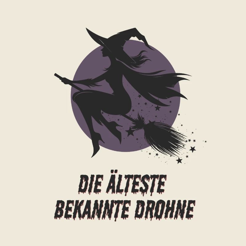The oldest known drone – witch on broom