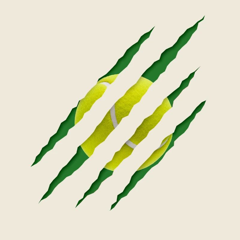 Balle de tennis Scratch Pattern