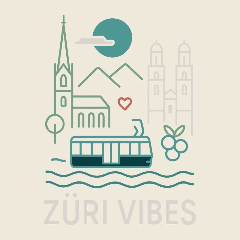 Zürich Vibes Tram Berge See