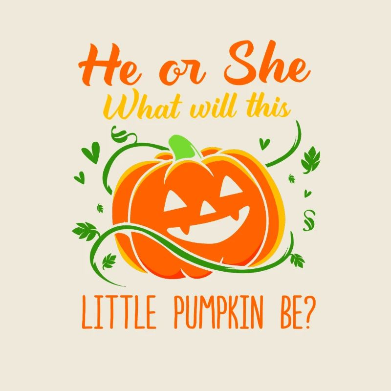 Gender Reveal Halloween Werdende Mutter