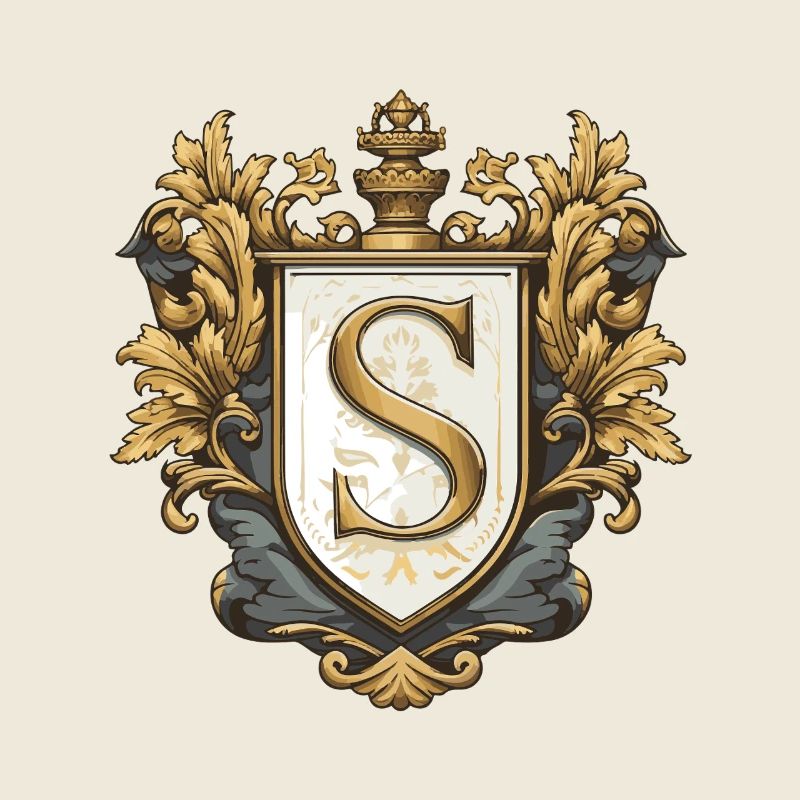S Buchstabe Name Krone