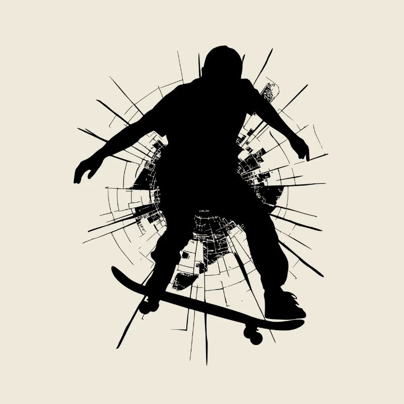 Skateboard Artwork Skateboarding