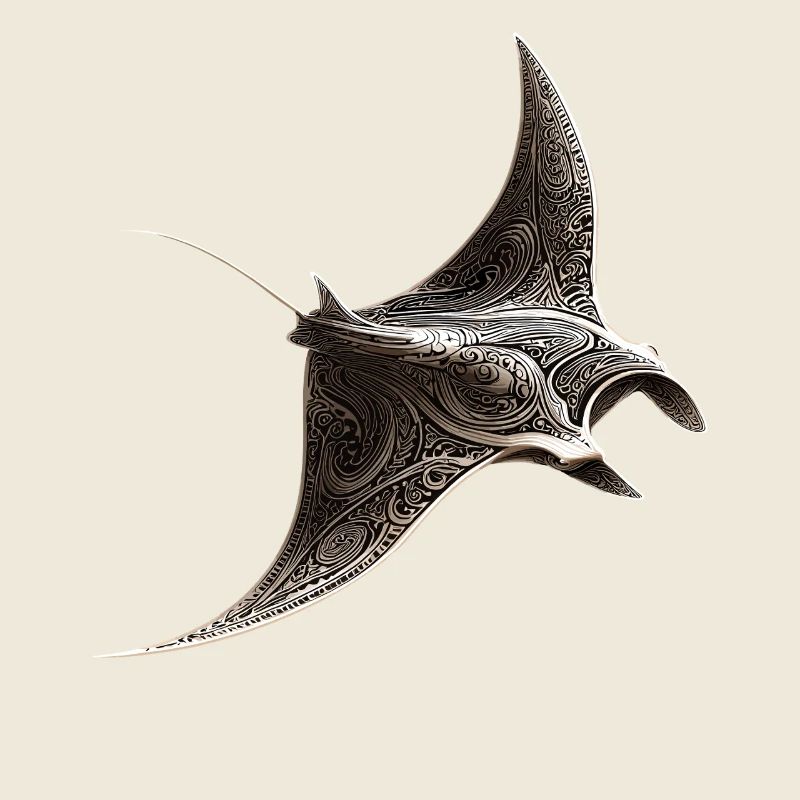 Manta Rochen Teufelsrochen Stachelrochen Taucher