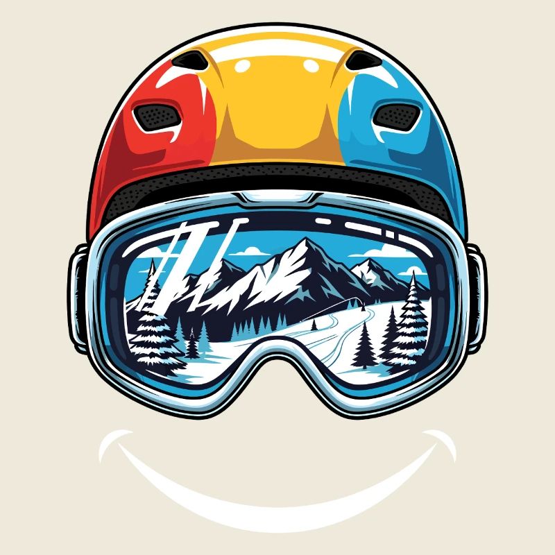 Casque de ski Mountains Smile