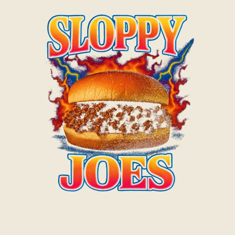 La nourriture préférée de Sloppy Joe Drôle Bizarre Années 90