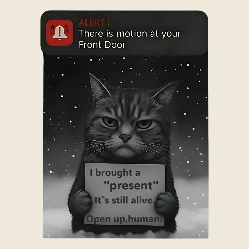 Cat a un message pour vous - Funny Cat