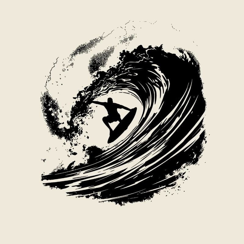 Surfer Design Surfen