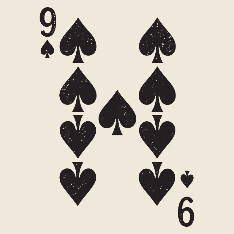 Nine Spades Symmetry Pattern