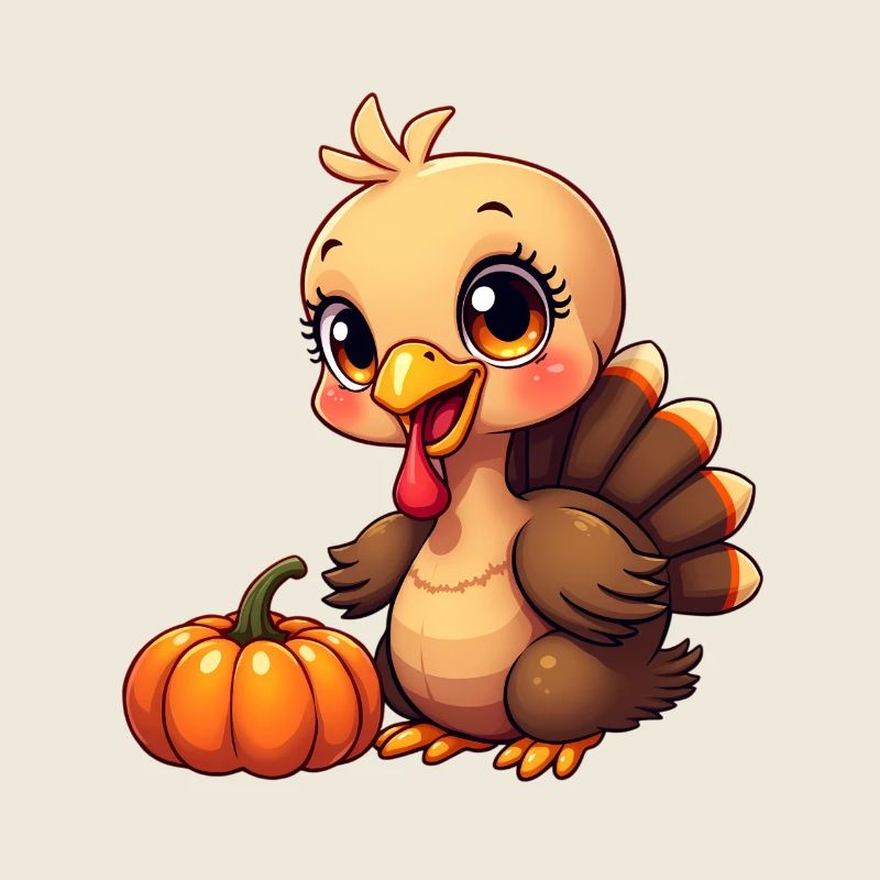 Bébé dinde de Thanksgiving