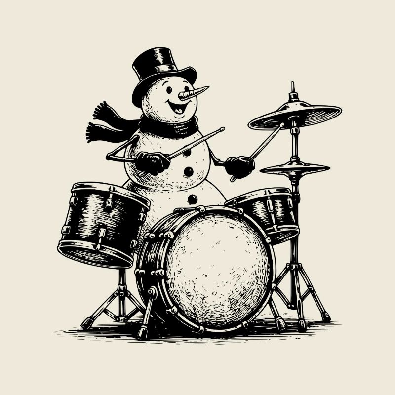Weihnachts-Trommler-Kunst