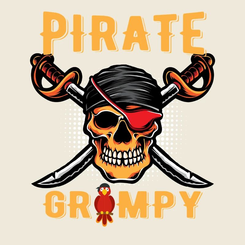 Pirat Grumpy Lustiges Halloween Kostüm