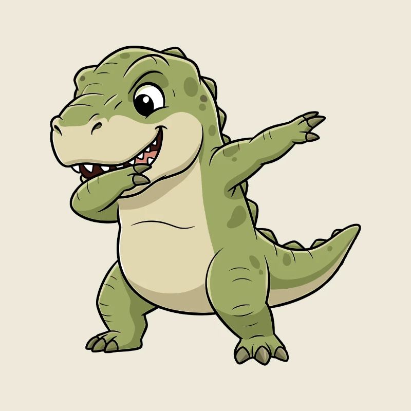 Gefährlicher Dabbing T-Rex