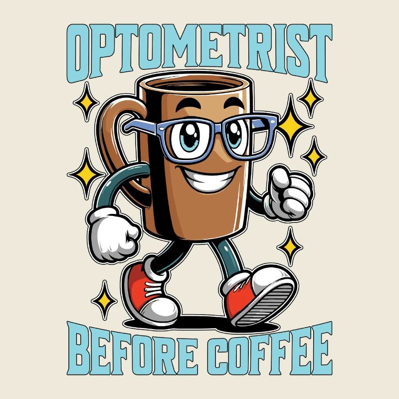 Optometrist Before Coffee Eye Doctor Coffee Lover