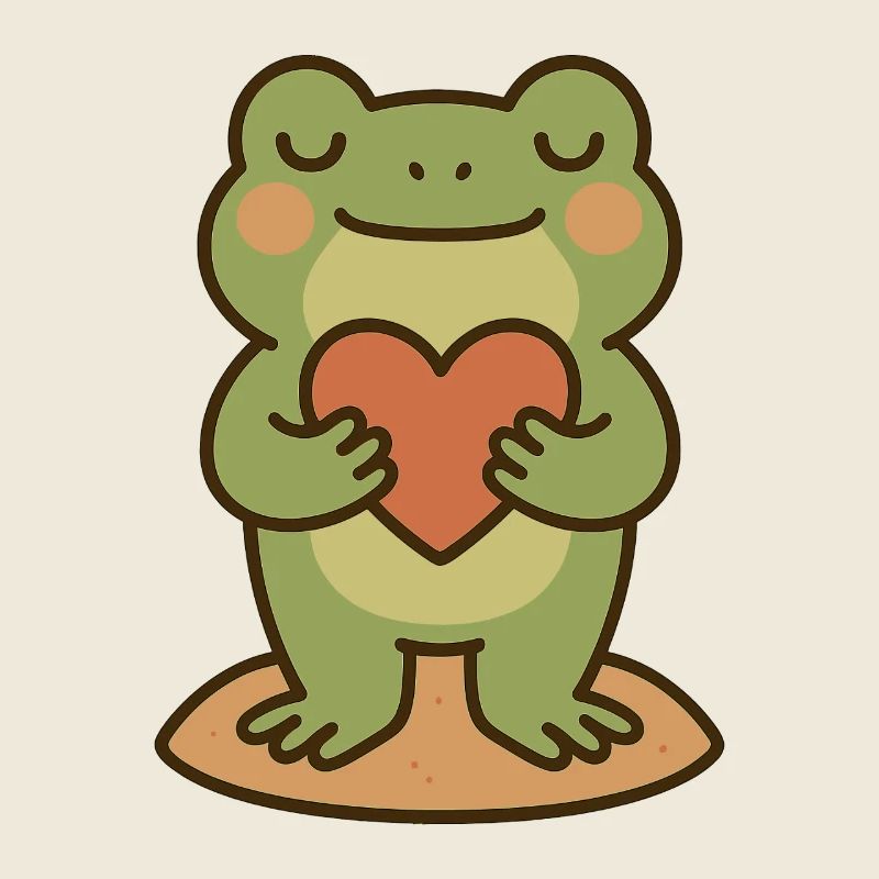 Frog with Heart – Loving Design