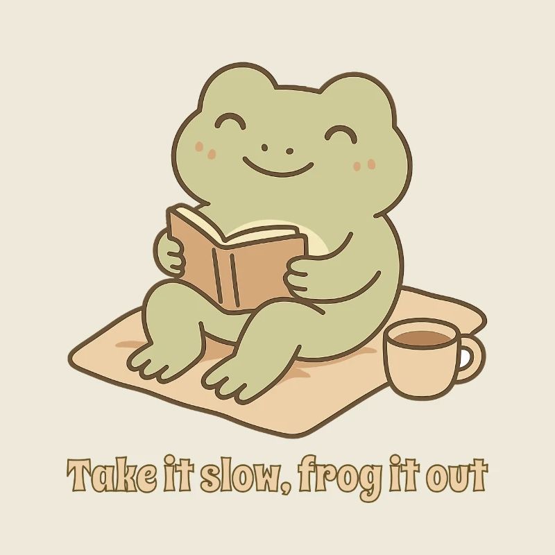 Reading Frog – Take it slow Design