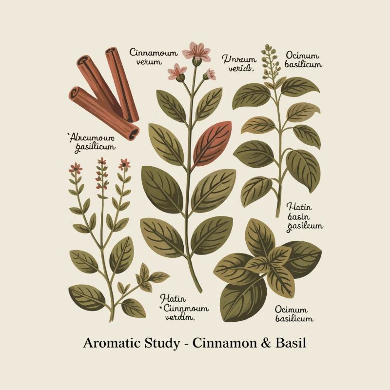 Etude aromatique – Cannelle & Basilic