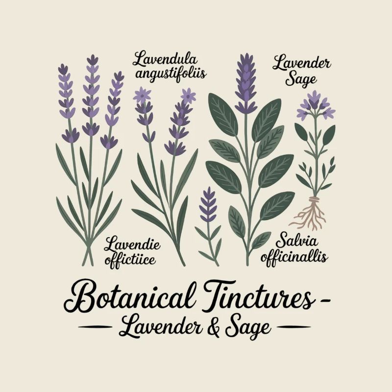 Teintures Végétales – Lavande & Sauge