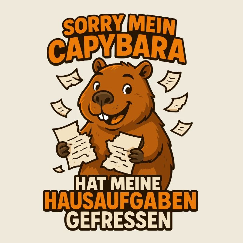 Mon capybara a mangé mes devoirs
