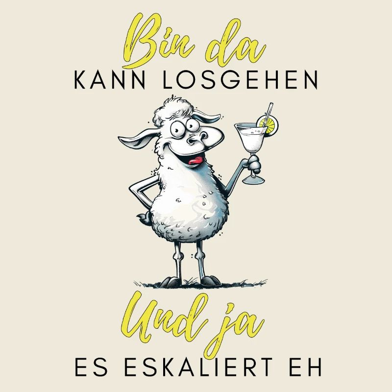 Bin da Und ja Partyschaf