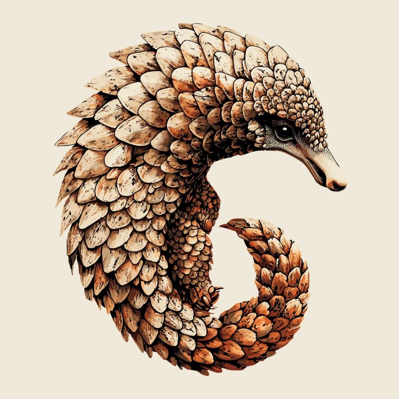 Pangolin Pangolin Pine Cone Pangolins