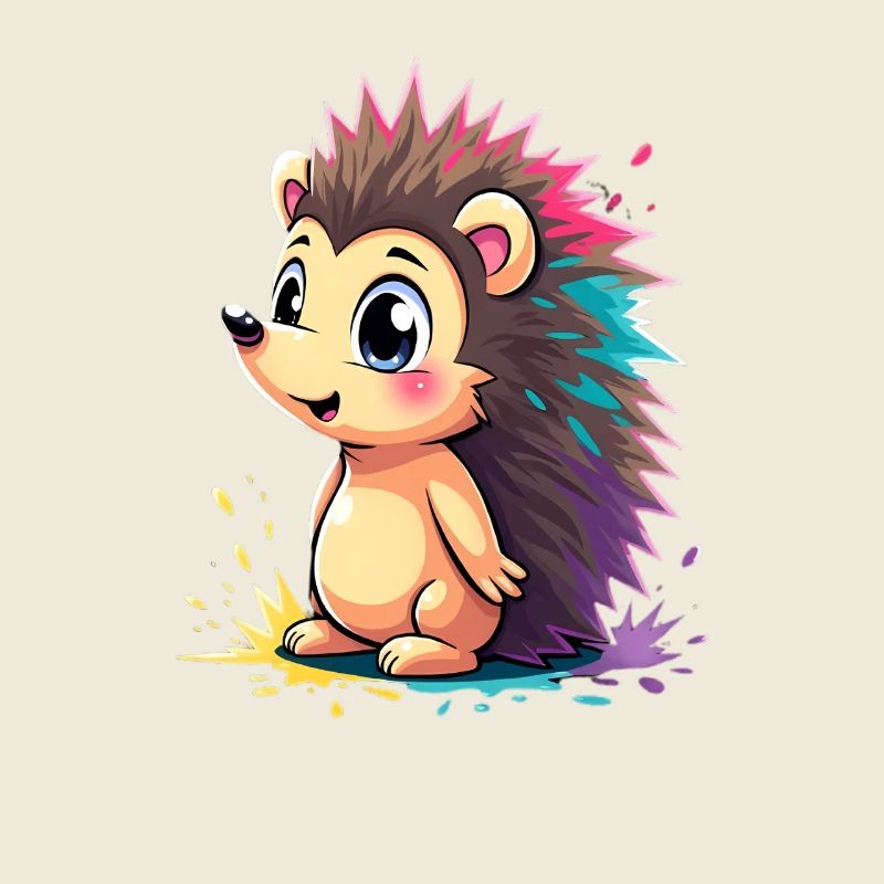 Rainbow spine hedgehog