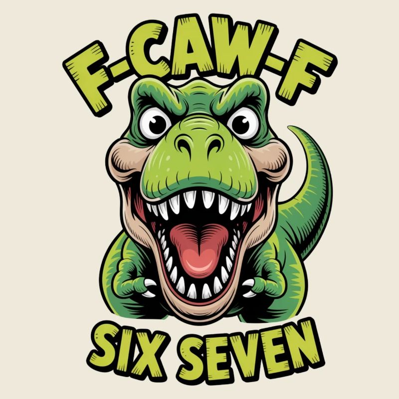 Cawing Rex Six Seven Tee