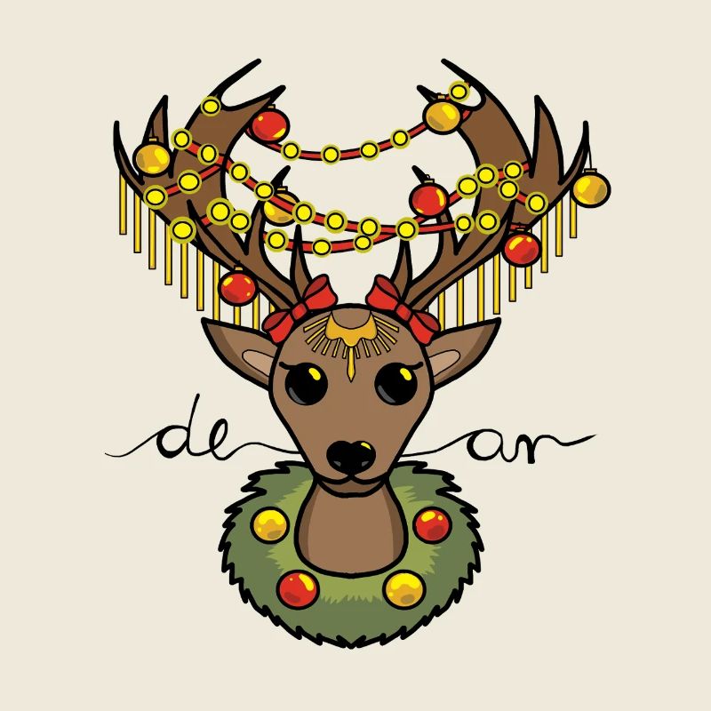 Decorated reindeer