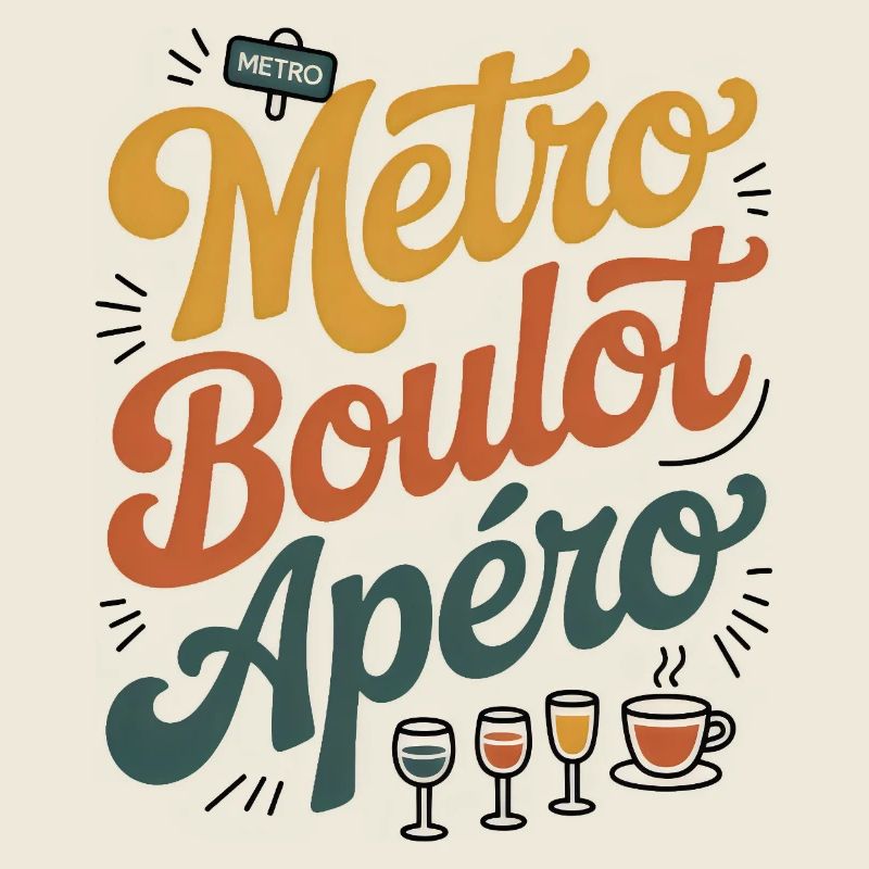 Metro Work Aperitif Humor Routine Work Evening