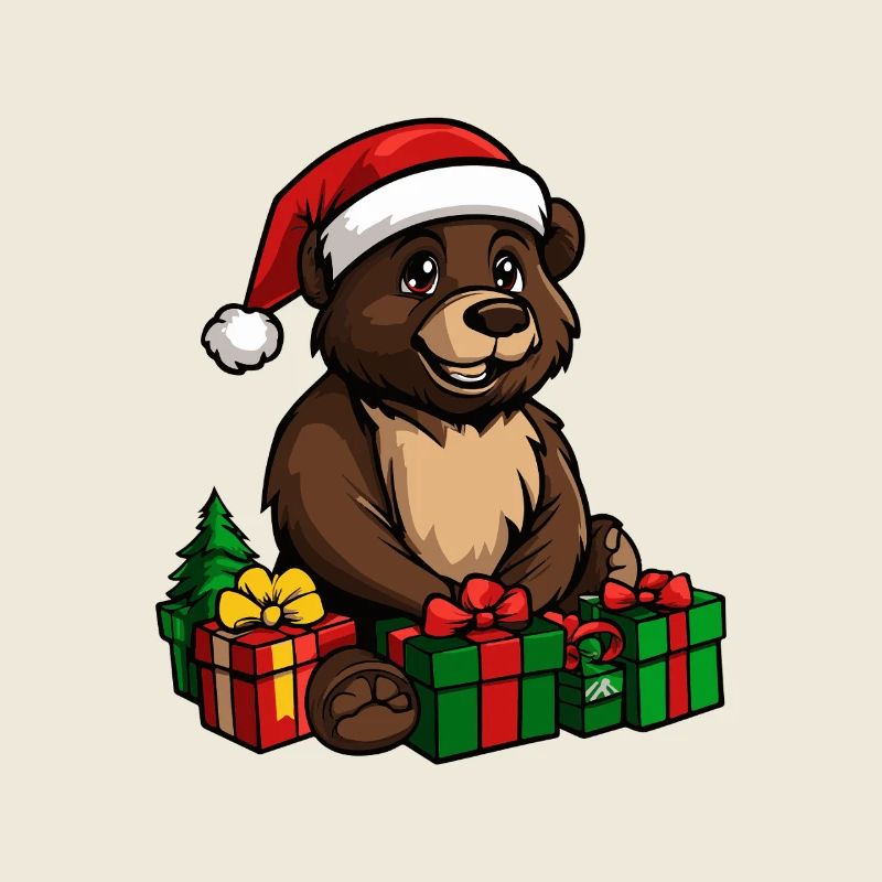 Cadeaux de Noël Bear