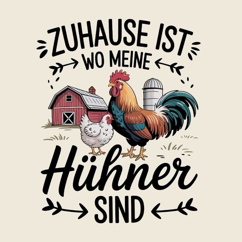 C’est chez moi que mes poules sont plus charmantes