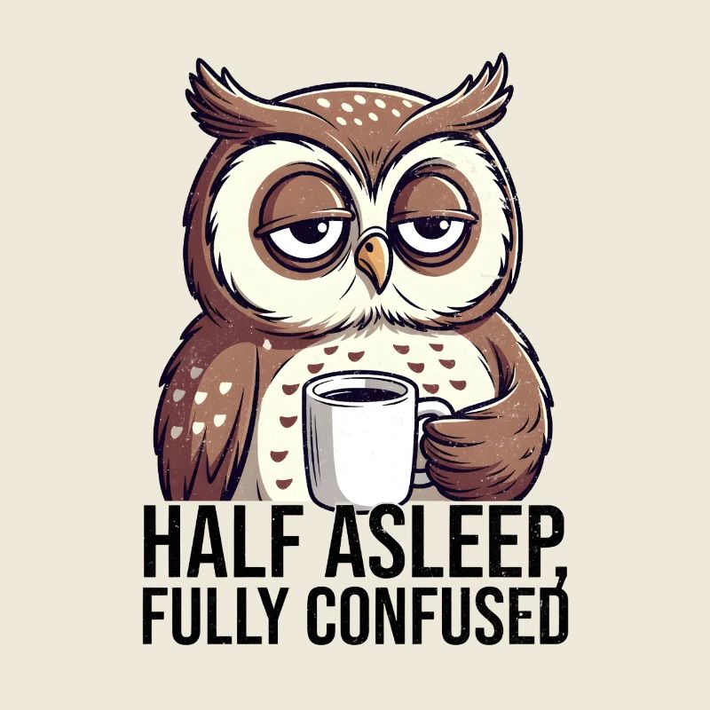 Kaffee Eule im Morgenrausch