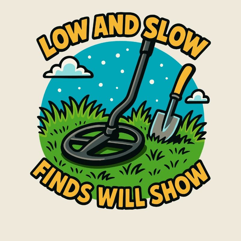 Niedrige und langsame Funde zeigen Metallerkennung