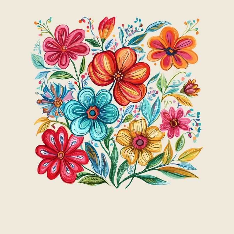 Lebendige Blumenpracht