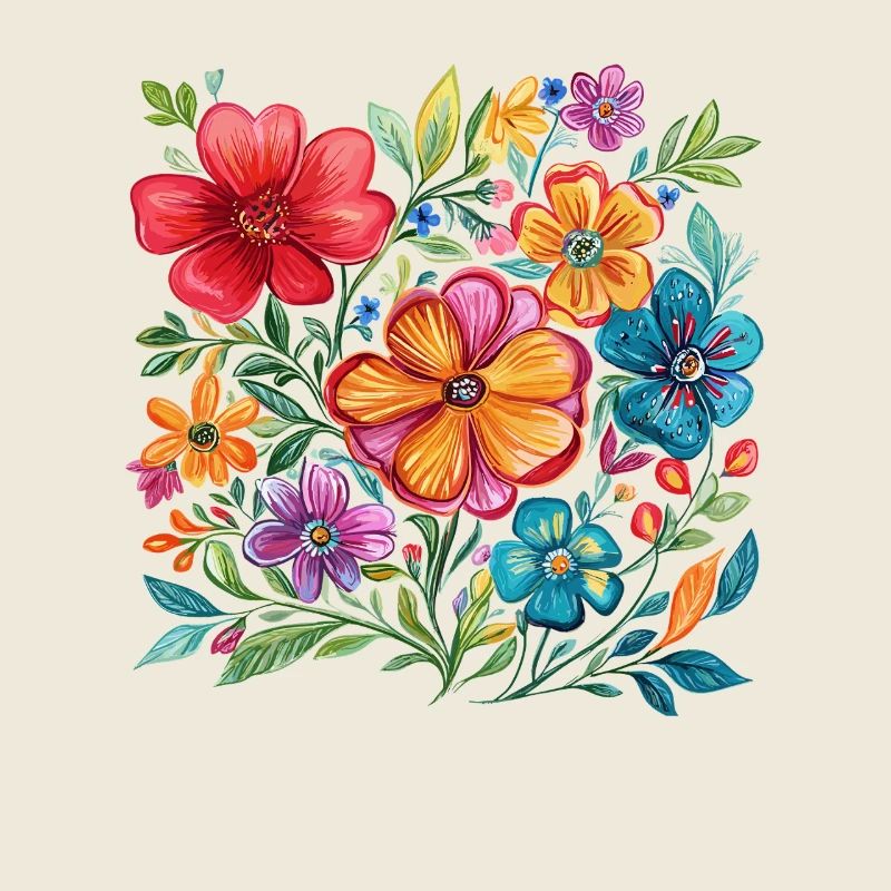 Couleurs de la fleur Explosion des couleurs