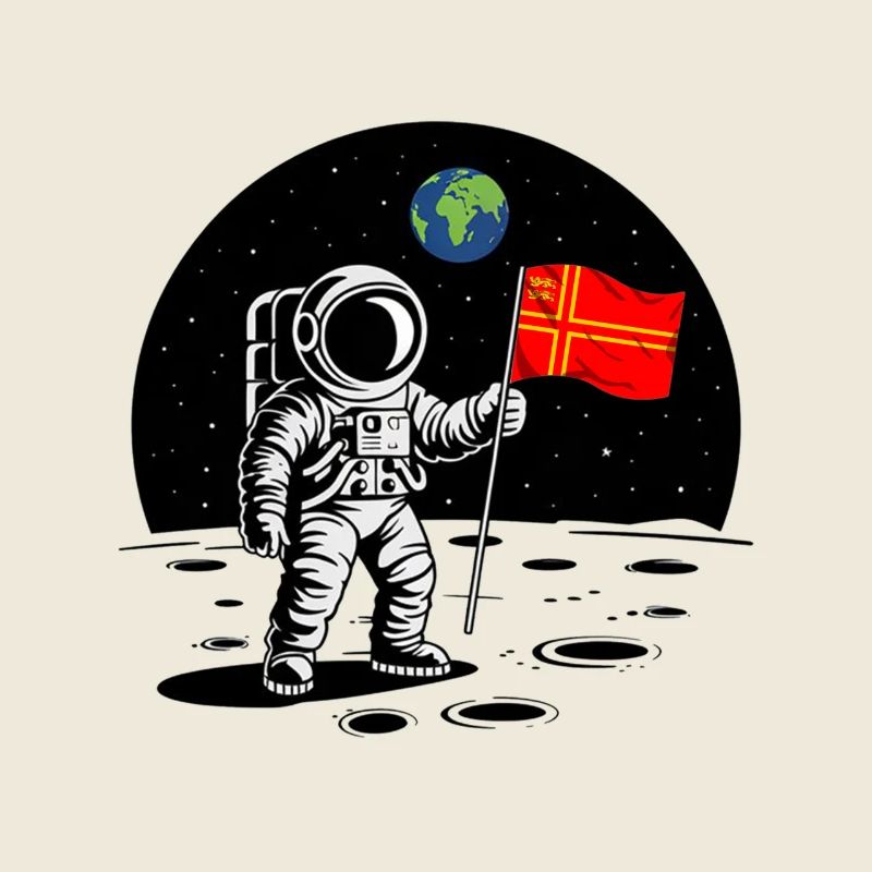 Norman Astronaut Normandy Pride Space Humor