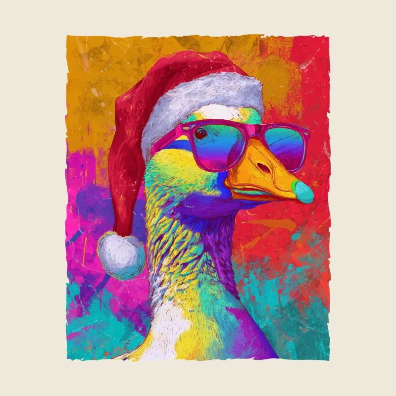 Gans Weihnachten Porträt