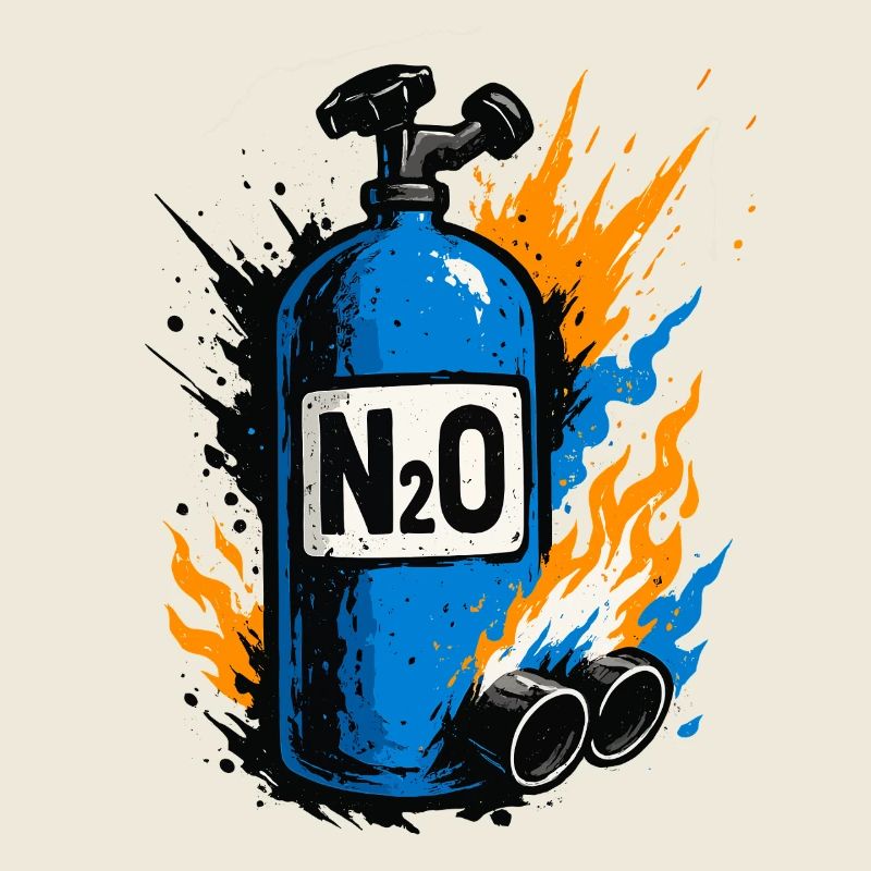 N2O Bottle Racing, Nitro Power Shirt