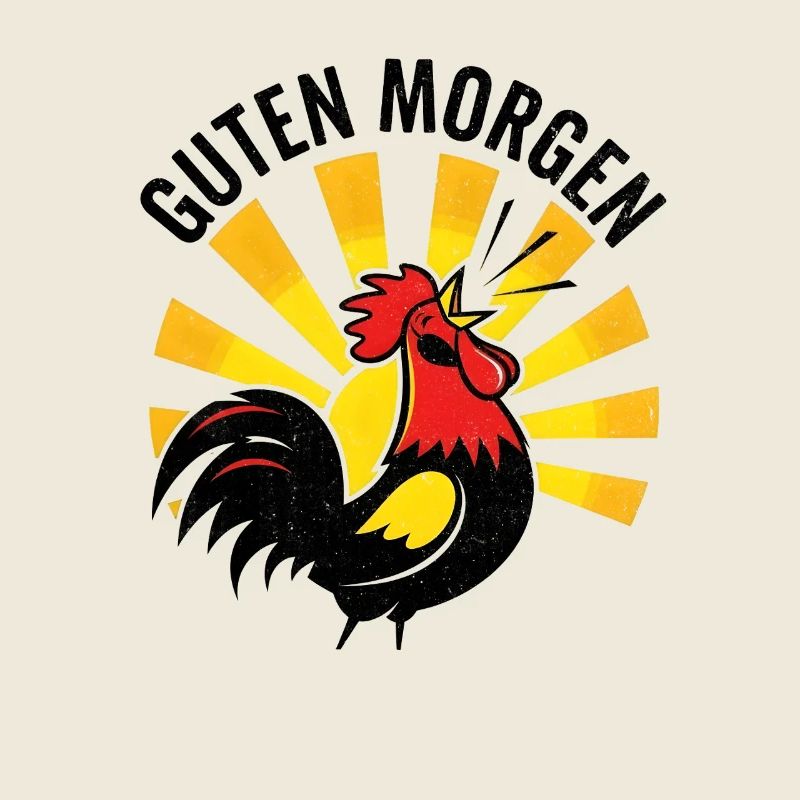 Hahn Guten Morgen