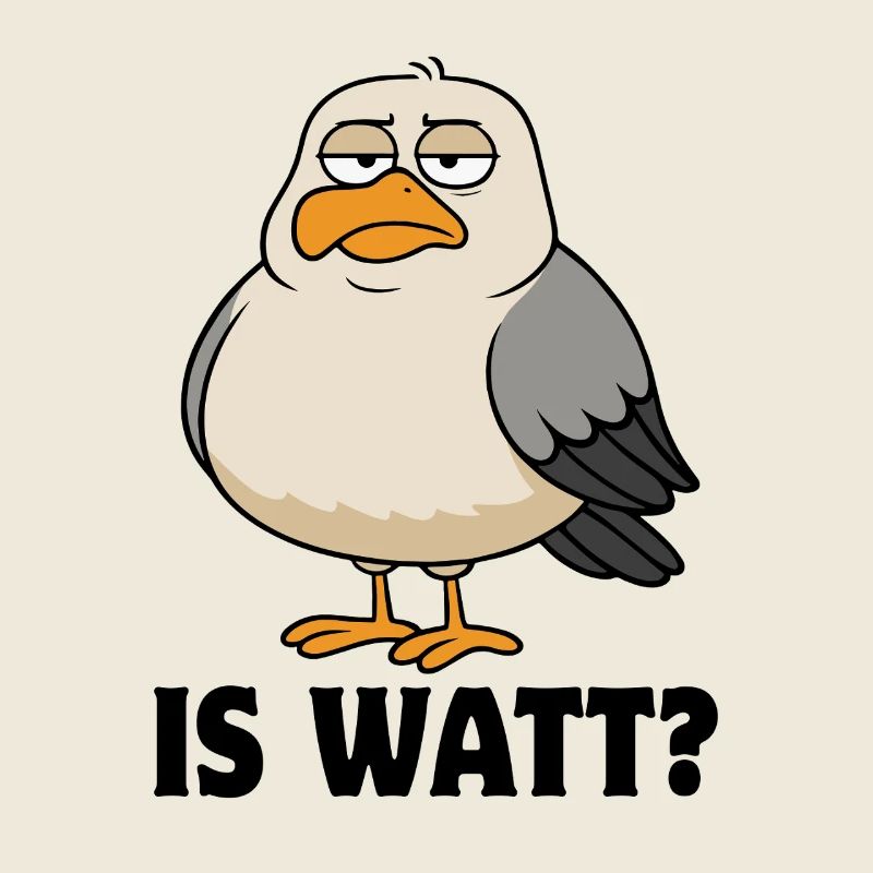 Möwe - Is Watt? - Nordsee - Geschenk